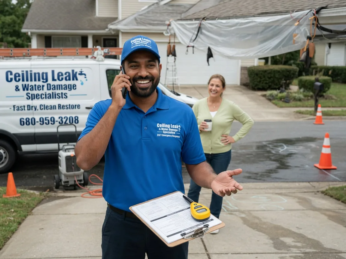 Ceiling Leak Cleanup Green Ridge, MO FAQs